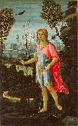 JACOPO del SELLAIO Saint John the Baptist Jacopo del Sellaio Spain oil painting artist